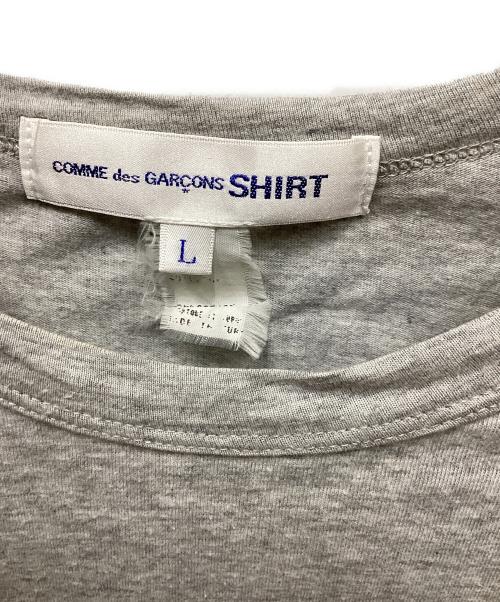 COMME des GARCONS SHIRT（コムデギャルソンシャツ）COMME des GARCONS SHIRT (コムデギャルソンシャツ) カットソー グレー サイズ:Lの古着・服飾アイテム