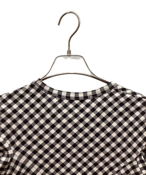 COMME des GARCONS COMME des GARCONS（コムデギャルソン コムデギャルソン）COMME des GARCONS COMME des GARCONS (コムデギャルソン コムデギャルソン) ギンガムチェックカットソー ホワイト×ブラック サイズ:Sの古着・服飾アイテム