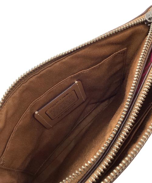 COACH（コーチ）COACH (コーチ) Keith Haring (キースヘリング) ショルダーバッグ ピンク×ベージュの古着・服飾アイテム