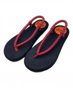 BUNTAROブンタロウ）の古着「WARAJI SANDAL」｜ネイビー