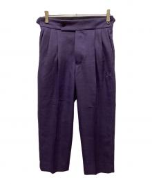 Needles（ニードルズ）の古着「Tucked Side Tab Trouser」｜ネイビー