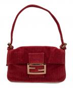 FENDIフェンディ）の古着「コーデュロイマンマバケット ハンドバッグ」｜レッド