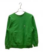 Champion REVERSE WEAVEチャンピオン リバース ウィーブ）の古着「クルーネックスウェット」｜グリーン