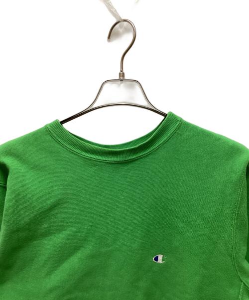 Champion REVERSE WEAVE（チャンピオン リバース ウィーブ）Champion REVERSE WEAVE (チャンピオン リバース ウィーブ) クルーネックスウェット グリーン サイズ:XLの古着・服飾アイテム