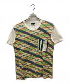 COMME des GARCONS HOMME PLUSコムデギャルソンオムプリュス）の古着「総柄Tシャツ」｜マルチカラー