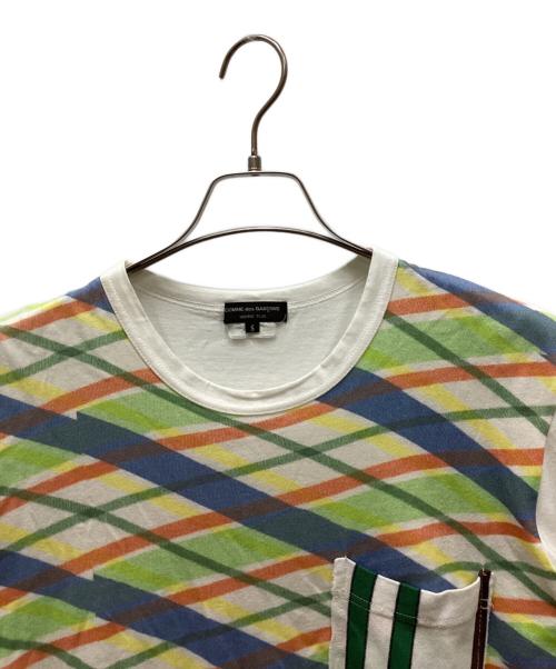 COMME des GARCONS HOMME PLUS（コムデギャルソンオムプリュス）COMME des GARCONS HOMME PLUS (コムデギャルソンオムプリュス) 総柄Tシャツ マルチカラー サイズ:Sの古着・服飾アイテム