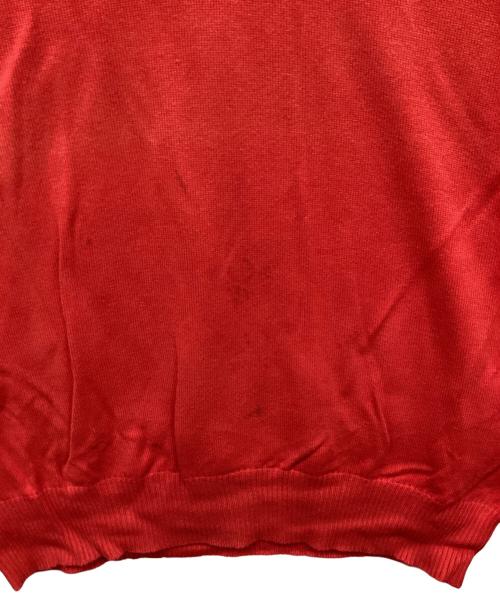COMME des GARCONS HOMME（コムデギャルソン オム）COMME des GARCONS HOMME (コムデギャルソン オム) Vネックニット レッド サイズ:Sの古着・服飾アイテム