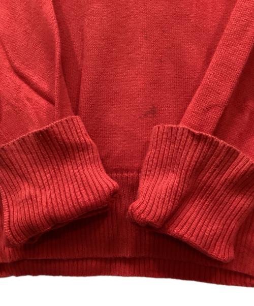 COMME des GARCONS HOMME（コムデギャルソン オム）COMME des GARCONS HOMME (コムデギャルソン オム) Vネックニット レッド サイズ:Sの古着・服飾アイテム