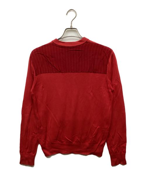 COMME des GARCONS HOMME（コムデギャルソン オム）COMME des GARCONS HOMME (コムデギャルソン オム) Vネックニット レッド サイズ:Sの古着・服飾アイテム