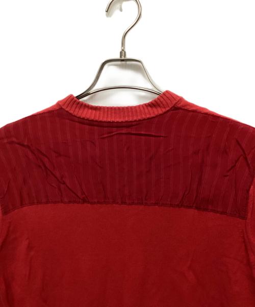 COMME des GARCONS HOMME（コムデギャルソン オム）COMME des GARCONS HOMME (コムデギャルソン オム) Vネックニット レッド サイズ:Sの古着・服飾アイテム