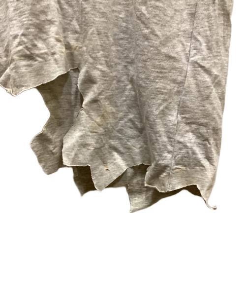 COMME des GARCONS HOMME PLUS（コムデギャルソンオムプリュス）COMME des GARCONS HOMME PLUS (コムデギャルソンオムプリュス) ロング丈半袖カットソー グレー サイズ:Mの古着・服飾アイテム