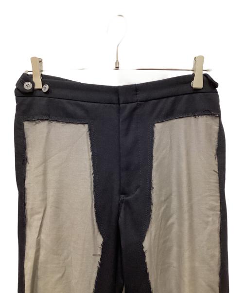 COMME des GARCONS HOMME PLUS（コムデギャルソンオムプリュス）COMME des GARCONS HOMME PLUS (コムデギャルソンオムプリュス) ドッキングパンツ グレー×ネイビー サイズ:Mの古着・服飾アイテム