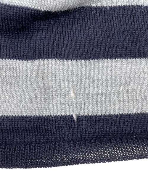 COMME des GARCONS HOMME DEUX（コムデギャルソン オム ドゥ）COMME des GARCONS HOMME DEUX (コムデギャルソン オム ドゥ) ペンキ加工ボーダージレベスト ネイビー×ホワイト サイズ:Sの古着・服飾アイテム