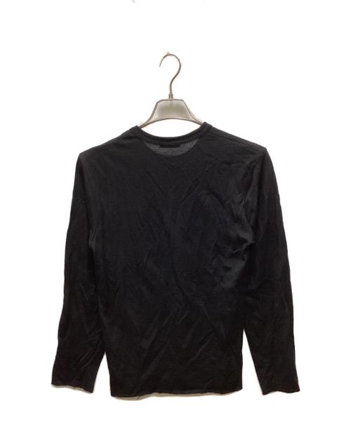 COMME des GARCONS HOMME PLUS（コムデギャルソンオムプリュス）COMME des GARCONS HOMME PLUS (コムデギャルソンオムプリュス) ロゴプリントカットソー ブラック サイズ:表記無しの古着・服飾アイテム