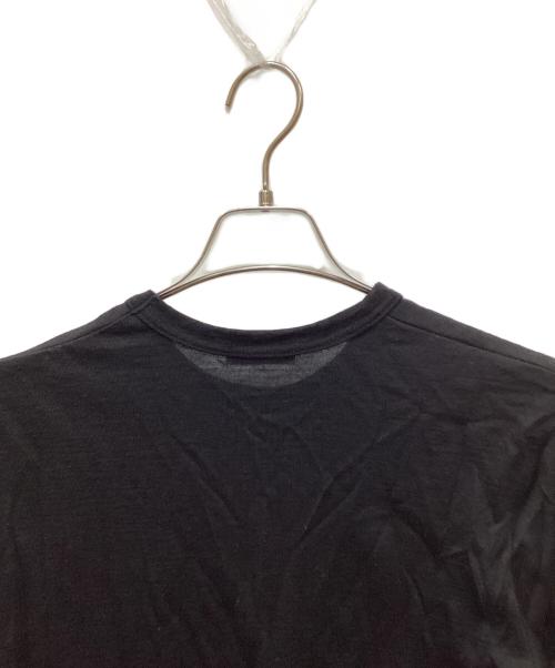 COMME des GARCONS HOMME PLUS（コムデギャルソンオムプリュス）COMME des GARCONS HOMME PLUS (コムデギャルソンオムプリュス) ロゴプリントカットソー ブラック サイズ:表記無しの古着・服飾アイテム