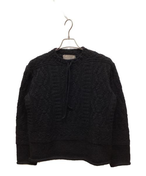 COMME des GARCONS HOMME（コムデギャルソン オム）COMME des GARCONS HOMME (コムデギャルソン オム) ハイネックロープニット ブラック サイズ:表記なし(実寸をご確認ください)の古着・服飾アイテム