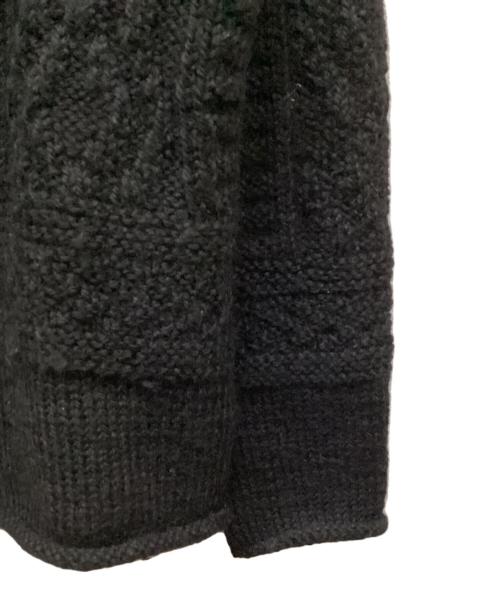 COMME des GARCONS HOMME（コムデギャルソン オム）COMME des GARCONS HOMME (コムデギャルソン オム) ハイネックロープニット ブラック サイズ:表記なし(実寸をご確認ください)の古着・服飾アイテム