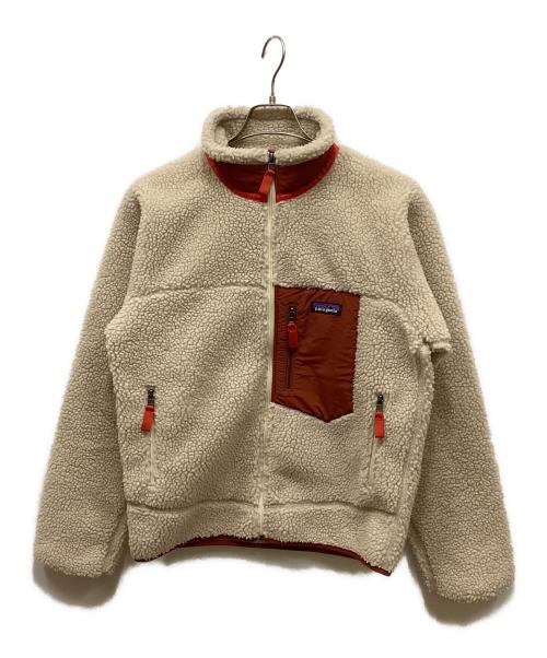 Patagonia（パタゴニア）Patagonia (パタゴニア) Classic Retro X Jacket ベージュ×オレンジ サイズ:Sの古着・服飾アイテム