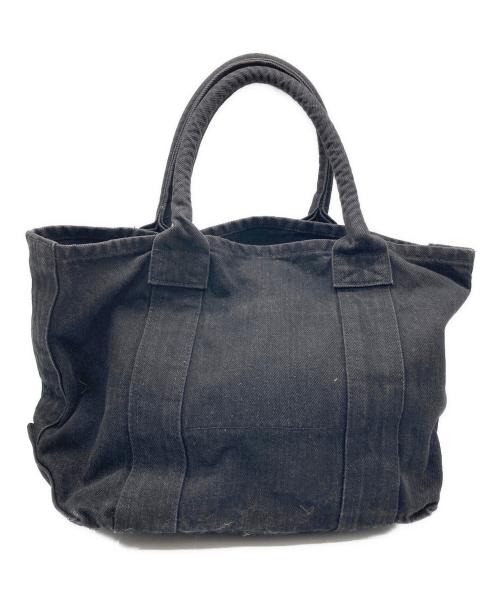 Ron Herman（ロンハーマン）Ron Herman (ロンハーマン) Organic Denim Tote Bag S/オーガニックデニムトートバッグ ブラックの古着・服飾アイテム