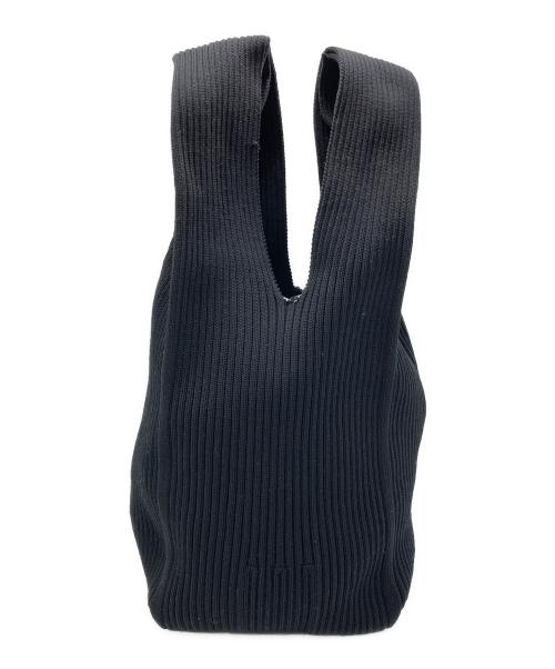 CFCL（シーエフシーエル）CFCL (シーエフシーエル) NOTCHED RIB HAND BAG ブラックの古着・服飾アイテム