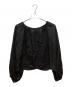 Noble (ノーブル) ラスタークリースツイルパフブラウス ブラック サイズ:FREE：5000円