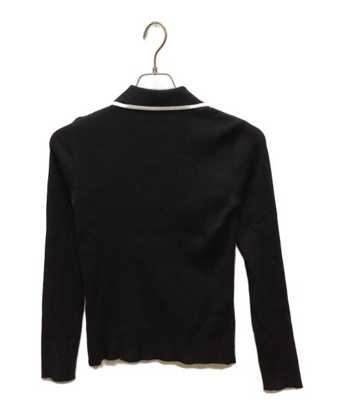 A.P.C. GOLF（アーペーセーゴルフ）A.P.C. GOLF (アーペーセーゴルフ) ニットポロシャツ ブラック サイズ:XSの古着・服飾アイテム