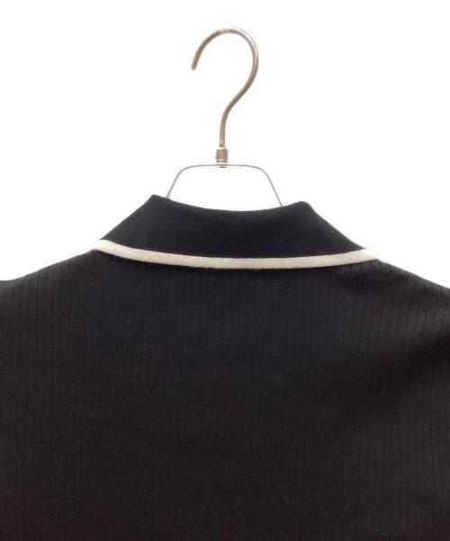 A.P.C. GOLF（アーペーセーゴルフ）A.P.C. GOLF (アーペーセーゴルフ) ニットポロシャツ ブラック サイズ:XSの古着・服飾アイテム