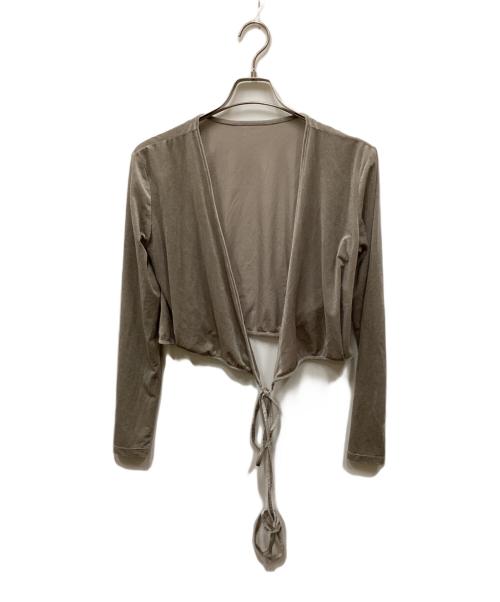 CLANE（クラネ）CLANE (クラネ) VELOR CACHECOEUR SET UP グレーの古着・服飾アイテム