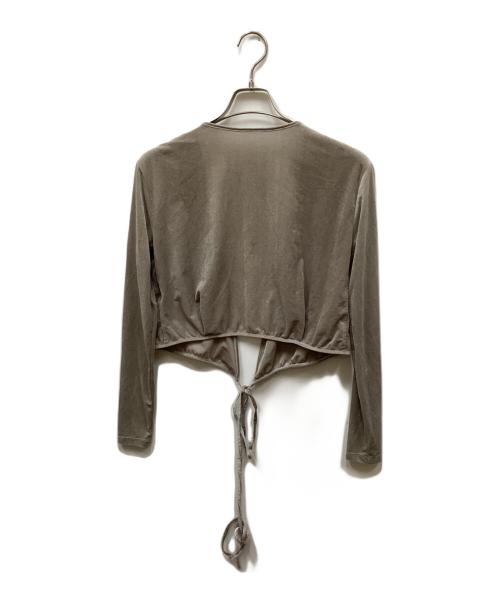 CLANE（クラネ）CLANE (クラネ) VELOR CACHECOEUR SET UP グレーの古着・服飾アイテム