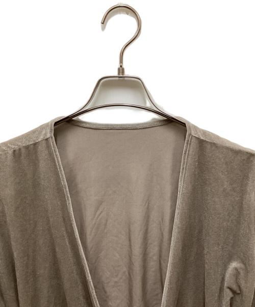 CLANE（クラネ）CLANE (クラネ) VELOR CACHECOEUR SET UP グレーの古着・服飾アイテム