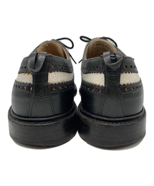 BROOKS BROTHERS（ブルックスブラザーズ）BROOKS BROTHERS (ブルックスブラザーズ) ウィングチップシューズ ブラック×ホワイト サイズ:7 1/2の古着・服飾アイテム
