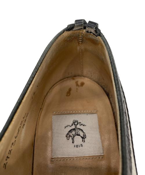 BROOKS BROTHERS（ブルックスブラザーズ）BROOKS BROTHERS (ブルックスブラザーズ) ウィングチップシューズ ブラック×ホワイト サイズ:7 1/2の古着・服飾アイテム