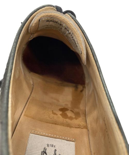 BROOKS BROTHERS（ブルックスブラザーズ）BROOKS BROTHERS (ブルックスブラザーズ) ウィングチップシューズ ブラック×ホワイト サイズ:7 1/2の古着・服飾アイテム