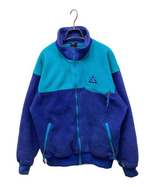 NIKE ACG（ナイキエーシージー）NIKE ACG (ナイキエージーシー) フリースジャケット ブルー サイズ:Mの古着・服飾アイテム