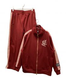 sy32 by sweet years（エスワイサーティトゥバイスィートイヤーズ）の古着「セットアップジャージ」｜レッド