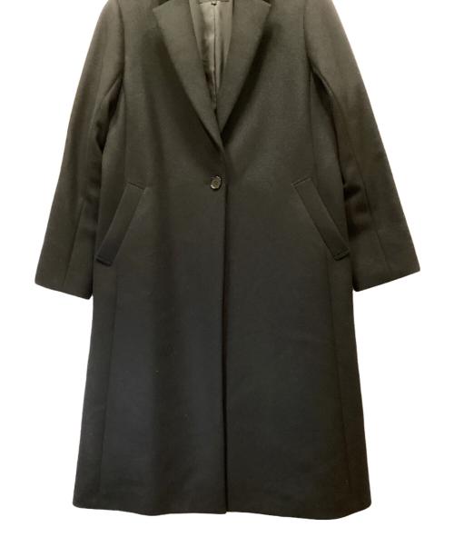 UNTITLED（アンタイトル）UNTITLED (アンタイトル) ウールチェスターコート ブラック サイズ:2の古着・服飾アイテム