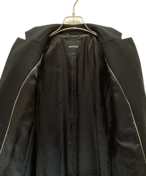 UNTITLED（アンタイトル）UNTITLED (アンタイトル) ウールチェスターコート ブラック サイズ:2の古着・服飾アイテム
