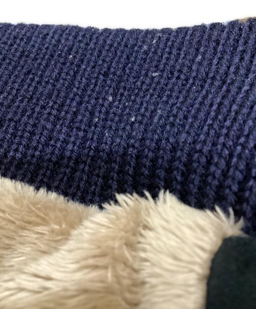 san francisco（サン フランシスコ）san francisco (サン フランシスコ) ゴートレザーMA-1スウェードジャケット ブラック サイズ:表記無しの古着・服飾アイテム