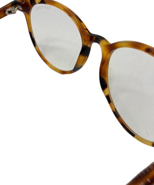 TOM FORD（トムフォード）TOM FORD (トムフォード) ブルーライトカットレンズ ブラウン サイズ:51-18-140の古着・服飾アイテム