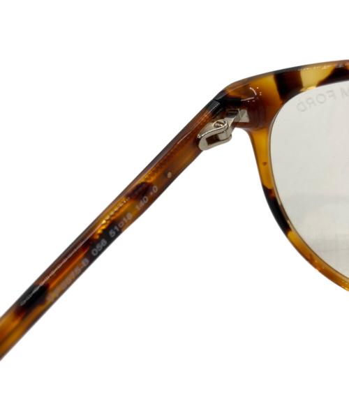 TOM FORD（トムフォード）TOM FORD (トムフォード) ブルーライトカットレンズ ブラウン サイズ:51-18-140の古着・服飾アイテム