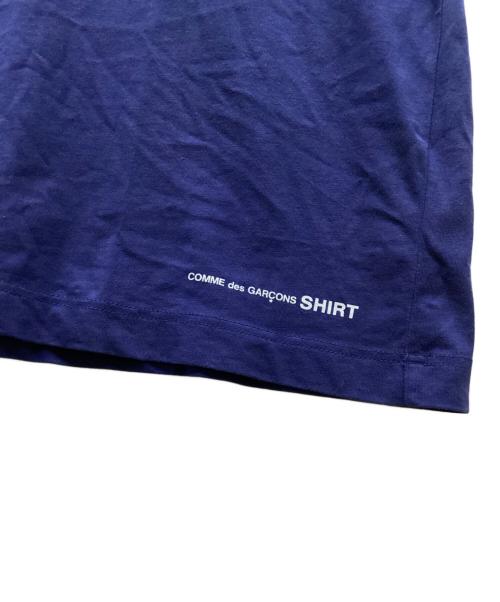 COMME des GARCONS SHIRT（コムデギャルソンシャツ）COMME des GARCONS SHIRT (コムデギャルソンシャツ) 24SS LOGO S/S TEE ブルー サイズ:Mの古着・服飾アイテム