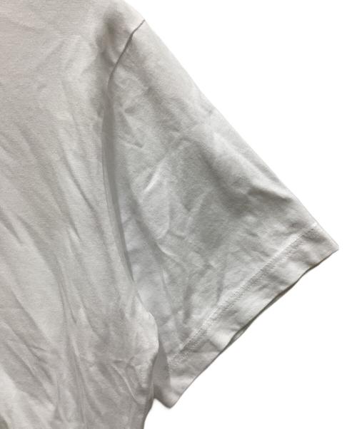 COMME des GARCONS SHIRT（コムデギャルソンシャツ）COMME des GARCONS SHIRT (コムデギャルソンシャツ) cotton jersey plain with CDG SHIRT logo on front - big T ホワイト サイズ:Sの古着・服飾アイテム