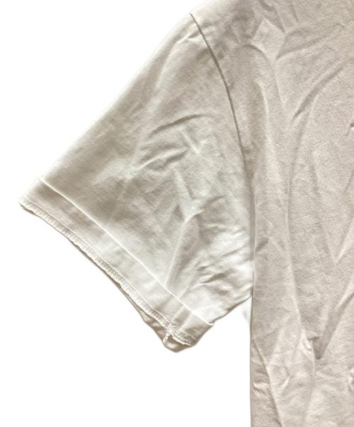 COMME des GARCONS SHIRT（コムデギャルソンシャツ）COMME des GARCONS SHIRT (コムデギャルソンシャツ) cotton jersey plain with CDG SHIRT logo on front - big T ホワイト サイズ:Sの古着・服飾アイテム