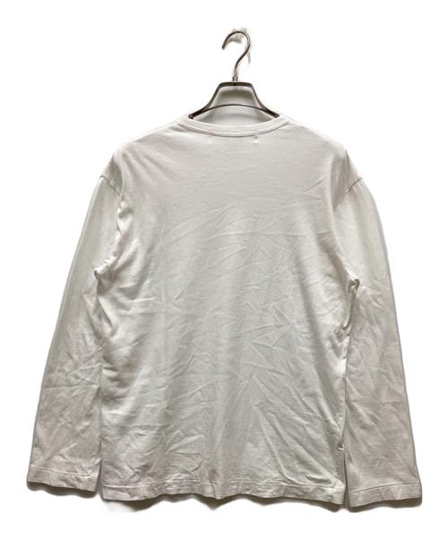 PLAY COMME des GARCONS（プレイコムデギャルソン）PLAY COMME des GARCONS (プレイコムデギャルソン) ワッペンロゴカットソー ホワイト サイズ:XLの古着・服飾アイテム