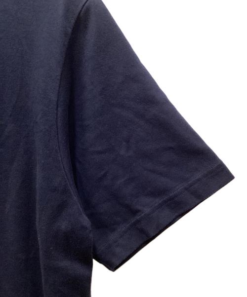COMME des GARCONS HOMME（コムデギャルソン オム）COMME des GARCONS HOMME (コムデギャルソン オム) 綿天竺ロゴプリントTシャツ ネイビー サイズ:Lの古着・服飾アイテム