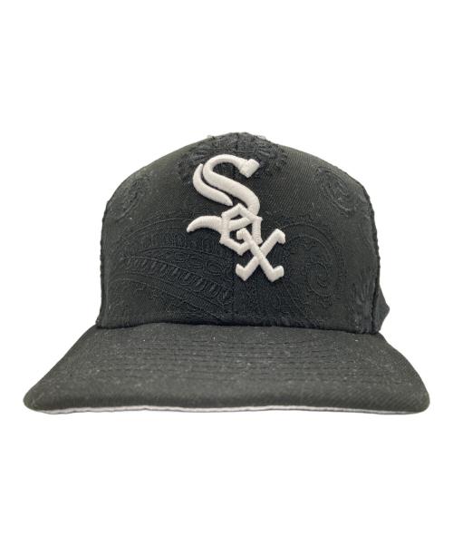 New Era（ニューエラ）New Era (ニューエラ) シカゴ・ホワイトソックス ペイズリー刺繍キャップ ブラック サイズ:8の古着・服飾アイテム