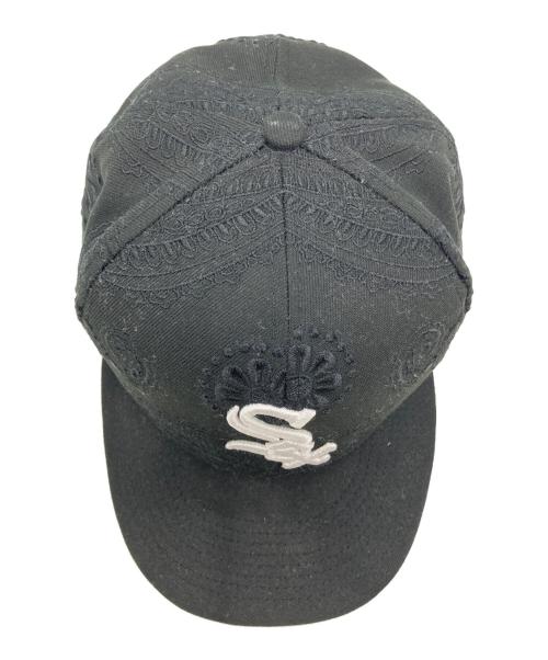 New Era（ニューエラ）New Era (ニューエラ) シカゴ・ホワイトソックス ペイズリー刺繍キャップ ブラック サイズ:8の古着・服飾アイテム