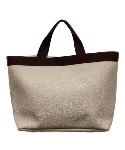 Herve Chapelier（エルベシャプリエ）Herve Chapelier (エルベシャプリエ) コーテッドキャンバススクエアトートB5サイズ(M) マスティック×モカ サイズ:B5サイズ(M)の古着・服飾アイテム