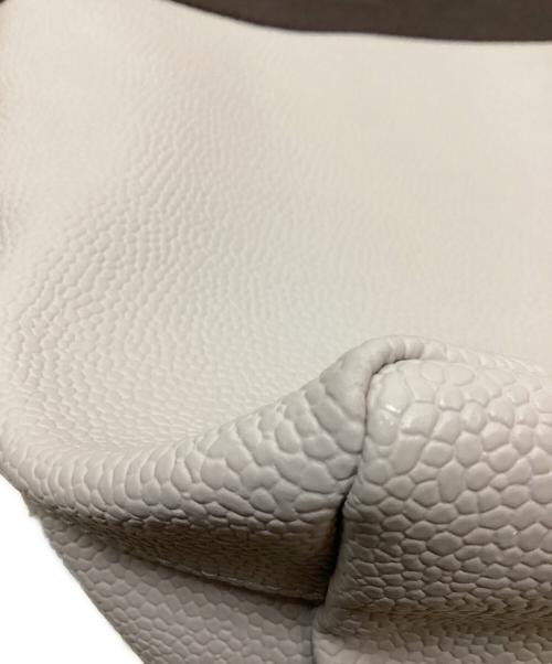 Herve Chapelier（エルベシャプリエ）Herve Chapelier (エルベシャプリエ) コーテッドキャンバススクエアトートB5サイズ(M) マスティック×モカ サイズ:B5サイズ(M)の古着・服飾アイテム