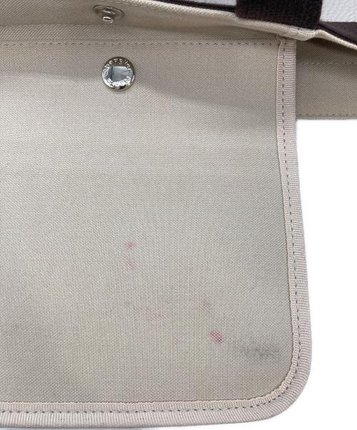 Herve Chapelier（エルベシャプリエ）Herve Chapelier (エルベシャプリエ) コーテッドキャンバススクエアトートB5サイズ(M) マスティック×モカ サイズ:B5サイズ(M)の古着・服飾アイテム